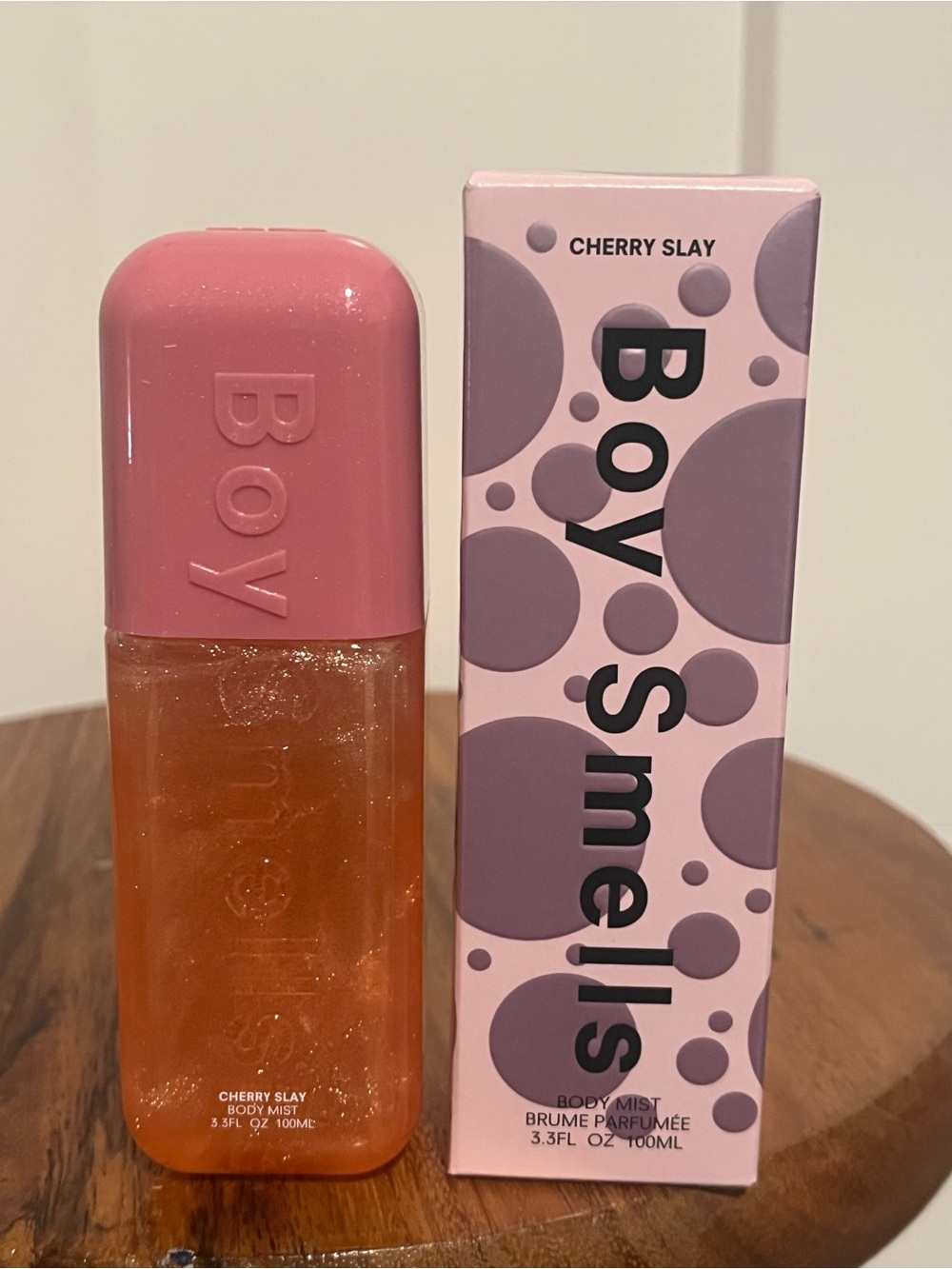 Boy Smells Cherry Slay Pink Glitter Body Mist